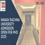 Manav Rachna University Admission Open For PhD 2025